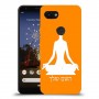 יוגה כיסוי מגן קשיח בעיצוב אישי עם השם שלך ל Google Pixel 3a יחידה אחת סקרין מובייל