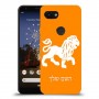 אריה כיסוי מגן קשיח בעיצוב אישי עם השם שלך ל Google Pixel 3a יחידה אחת סקרין מובייל