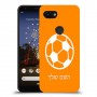 כדורגל - כדור כיסוי מגן קשיח בעיצוב אישי עם השם שלך ל Google Pixel 3a יחידה אחת סקרין מובייל