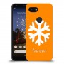 שלג כיסוי מגן קשיח בעיצוב אישי עם השם שלך ל Google Pixel 3a יחידה אחת סקרין מובייל