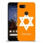 מגן דוד - ישראל כיסוי מגן קשיח בעיצוב אישי עם השם שלך ל Google Pixel 3a יחידה אחת סקרין מובייל