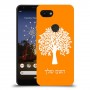 עץ כיסוי מגן קשיח בעיצוב אישי עם השם שלך ל Google Pixel 3a יחידה אחת סקרין מובייל