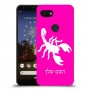 עקרב כיסוי מגן קשיח בעיצוב אישי עם השם שלך ל Google Pixel 3a יחידה אחת סקרין מובייל