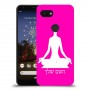 יוגה כיסוי מגן קשיח בעיצוב אישי עם השם שלך ל Google Pixel 3a יחידה אחת סקרין מובייל