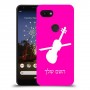 כינור כיסוי מגן קשיח בעיצוב אישי עם השם שלך ל Google Pixel 3a יחידה אחת סקרין מובייל