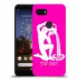 דלי כיסוי מגן קשיח בעיצוב אישי עם השם שלך ל Google Pixel 3a יחידה אחת סקרין מובייל