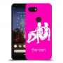 תאומים כיסוי מגן קשיח בעיצוב אישי עם השם שלך ל Google Pixel 3a יחידה אחת סקרין מובייל