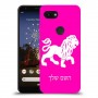 אריה כיסוי מגן קשיח בעיצוב אישי עם השם שלך ל Google Pixel 3a יחידה אחת סקרין מובייל