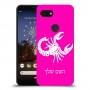 עקרב כיסוי מגן קשיח בעיצוב אישי עם השם שלך ל Google Pixel 3a יחידה אחת סקרין מובייל