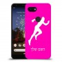 רץ כיסוי מגן קשיח בעיצוב אישי עם השם שלך ל Google Pixel 3a יחידה אחת סקרין מובייל