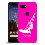 גלישת מפרש כיסוי מגן קשיח בעיצוב אישי עם השם שלך ל Google Pixel 3a יחידה אחת סקרין מובייל