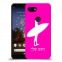 גלישה כיסוי מגן קשיח בעיצוב אישי עם השם שלך ל Google Pixel 3a יחידה אחת סקרין מובייל