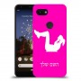אימון ספורט - אישה כיסוי מגן קשיח בעיצוב אישי עם השם שלך ל Google Pixel 3a יחידה אחת סקרין מובייל
