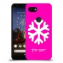 שלג כיסוי מגן קשיח בעיצוב אישי עם השם שלך ל Google Pixel 3a יחידה אחת סקרין מובייל