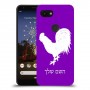 תרנגול כיסוי מגן קשיח בעיצוב אישי עם השם שלך ל Google Pixel 3a יחידה אחת סקרין מובייל