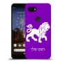 אריה כיסוי מגן קשיח בעיצוב אישי עם השם שלך ל Google Pixel 3a יחידה אחת סקרין מובייל
