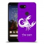 עקרב כיסוי מגן קשיח בעיצוב אישי עם השם שלך ל Google Pixel 3a יחידה אחת סקרין מובייל