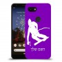 סקִי כיסוי מגן קשיח בעיצוב אישי עם השם שלך ל Google Pixel 3a יחידה אחת סקרין מובייל