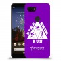 טריאתלון כיסוי מגן קשיח בעיצוב אישי עם השם שלך ל Google Pixel 3a יחידה אחת סקרין מובייל