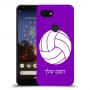 כדורעף - כדור כיסוי מגן קשיח בעיצוב אישי עם השם שלך ל Google Pixel 3a יחידה אחת סקרין מובייל