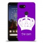 כתר מלכותי כיסוי מגן קשיח בעיצוב אישי עם השם שלך ל Google Pixel 3a יחידה אחת סקרין מובייל