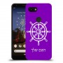 הגה - קפטן - ים כיסוי מגן קשיח בעיצוב אישי עם השם שלך ל Google Pixel 3a יחידה אחת סקרין מובייל