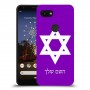 מגן דוד - ישראל כיסוי מגן קשיח בעיצוב אישי עם השם שלך ל Google Pixel 3a יחידה אחת סקרין מובייל