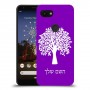 עץ כיסוי מגן קשיח בעיצוב אישי עם השם שלך ל Google Pixel 3a יחידה אחת סקרין מובייל