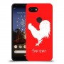 תרנגול כיסוי מגן קשיח בעיצוב אישי עם השם שלך ל Google Pixel 3a יחידה אחת סקרין מובייל