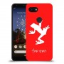 צפרדע טרופית כיסוי מגן קשיח בעיצוב אישי עם השם שלך ל Google Pixel 3a יחידה אחת סקרין מובייל