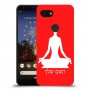 יוגה כיסוי מגן קשיח בעיצוב אישי עם השם שלך ל Google Pixel 3a יחידה אחת סקרין מובייל