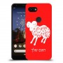 טלה כיסוי מגן קשיח בעיצוב אישי עם השם שלך ל Google Pixel 3a יחידה אחת סקרין מובייל