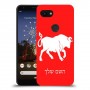 שור כיסוי מגן קשיח בעיצוב אישי עם השם שלך ל Google Pixel 3a יחידה אחת סקרין מובייל