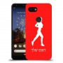ג'וגלין - אישה כיסוי מגן קשיח בעיצוב אישי עם השם שלך ל Google Pixel 3a יחידה אחת סקרין מובייל