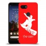 סנובורד כיסוי מגן קשיח בעיצוב אישי עם השם שלך ל Google Pixel 3a יחידה אחת סקרין מובייל