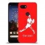 שחקן טניס כיסוי מגן קשיח בעיצוב אישי עם השם שלך ל Google Pixel 3a יחידה אחת סקרין מובייל