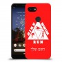 טריאתלון כיסוי מגן קשיח בעיצוב אישי עם השם שלך ל Google Pixel 3a יחידה אחת סקרין מובייל