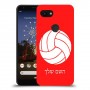 כדורעף - כדור כיסוי מגן קשיח בעיצוב אישי עם השם שלך ל Google Pixel 3a יחידה אחת סקרין מובייל