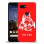 סנטה קלאוס כיסוי מגן קשיח בעיצוב אישי עם השם שלך ל Google Pixel 3a יחידה אחת סקרין מובייל