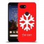 שלג כיסוי מגן קשיח בעיצוב אישי עם השם שלך ל Google Pixel 3a יחידה אחת סקרין מובייל