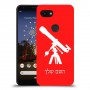טלסקופ כיסוי מגן קשיח בעיצוב אישי עם השם שלך ל Google Pixel 3a יחידה אחת סקרין מובייל