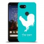 תרנגול כיסוי מגן קשיח בעיצוב אישי עם השם שלך ל Google Pixel 3a יחידה אחת סקרין מובייל