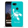 עקרב כיסוי מגן קשיח בעיצוב אישי עם השם שלך ל Google Pixel 3a יחידה אחת סקרין מובייל