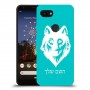 זאב כיסוי מגן קשיח בעיצוב אישי עם השם שלך ל Google Pixel 3a יחידה אחת סקרין מובייל