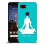 יוגה כיסוי מגן קשיח בעיצוב אישי עם השם שלך ל Google Pixel 3a יחידה אחת סקרין מובייל