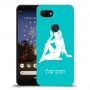 בתולה כיסוי מגן קשיח בעיצוב אישי עם השם שלך ל Google Pixel 3a יחידה אחת סקרין מובייל