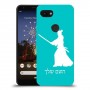 סמוראי כיסוי מגן קשיח בעיצוב אישי עם השם שלך ל Google Pixel 3a יחידה אחת סקרין מובייל