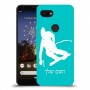 סקִי כיסוי מגן קשיח בעיצוב אישי עם השם שלך ל Google Pixel 3a יחידה אחת סקרין מובייל