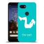 אימון ספורט - אישה כיסוי מגן קשיח בעיצוב אישי עם השם שלך ל Google Pixel 3a יחידה אחת סקרין מובייל