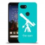 טלסקופ כיסוי מגן קשיח בעיצוב אישי עם השם שלך ל Google Pixel 3a יחידה אחת סקרין מובייל
